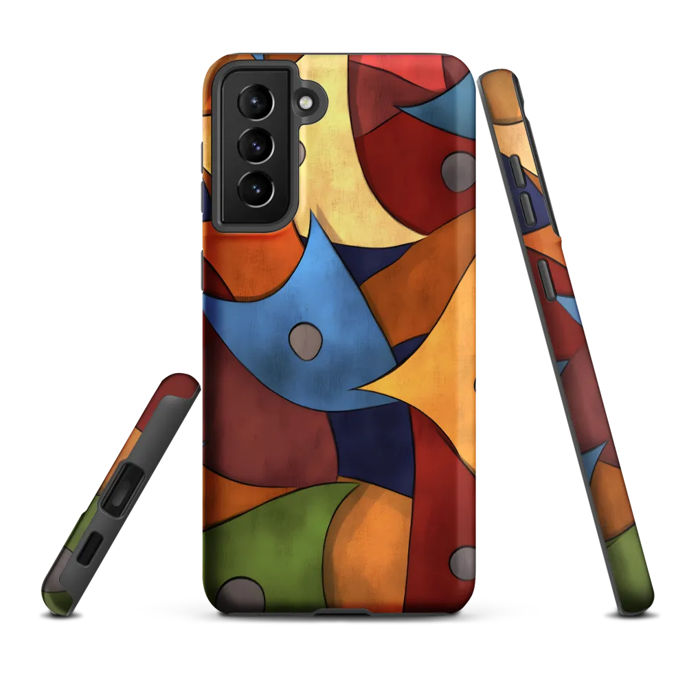 Vibrant Interplay of Shapes