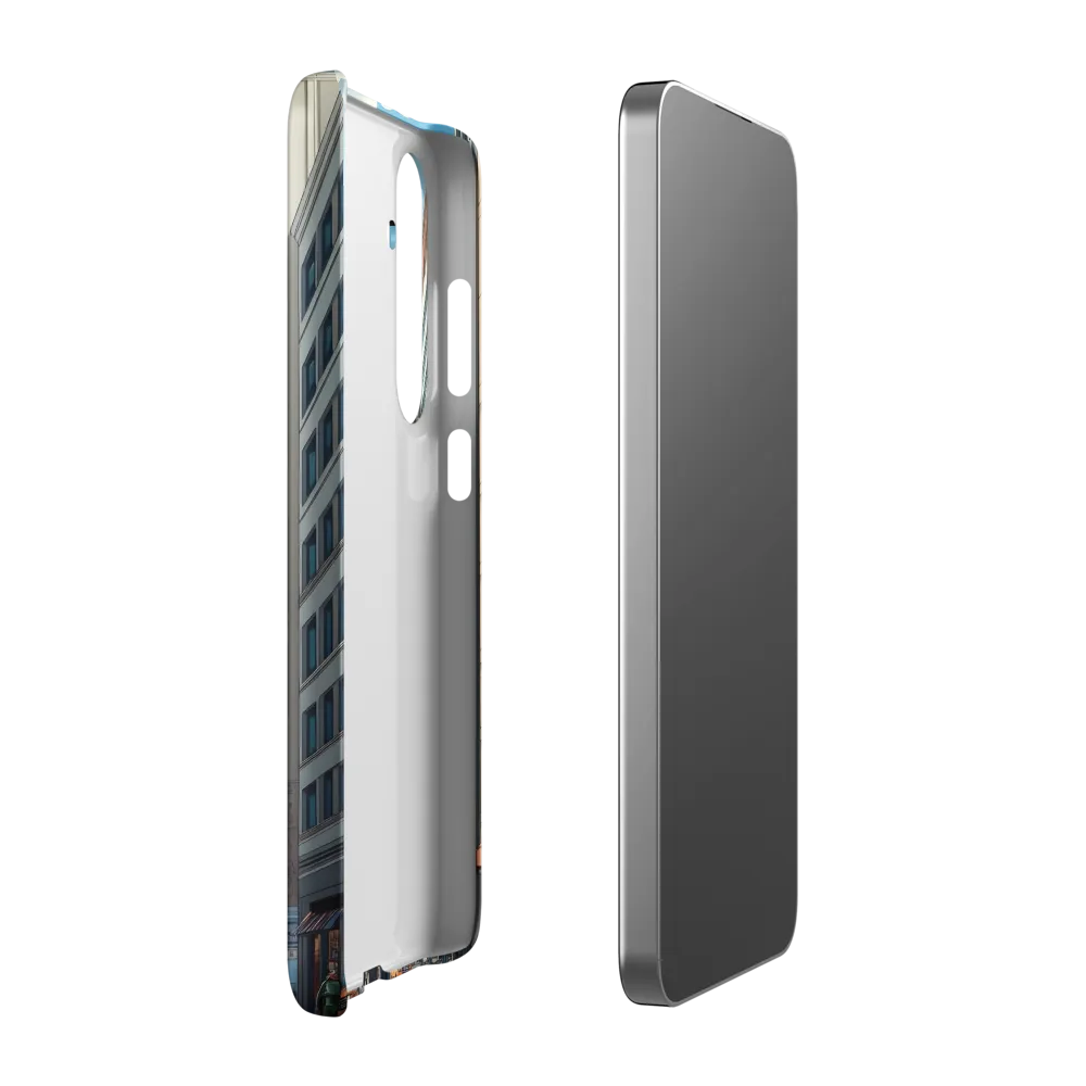 Futuristic Stroll through the Urban Skyline