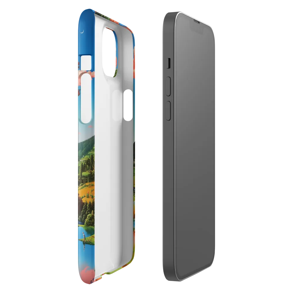 Whimsical Harmony of Nature | Phone Case |  14 Plus | Snap Case | Glossy