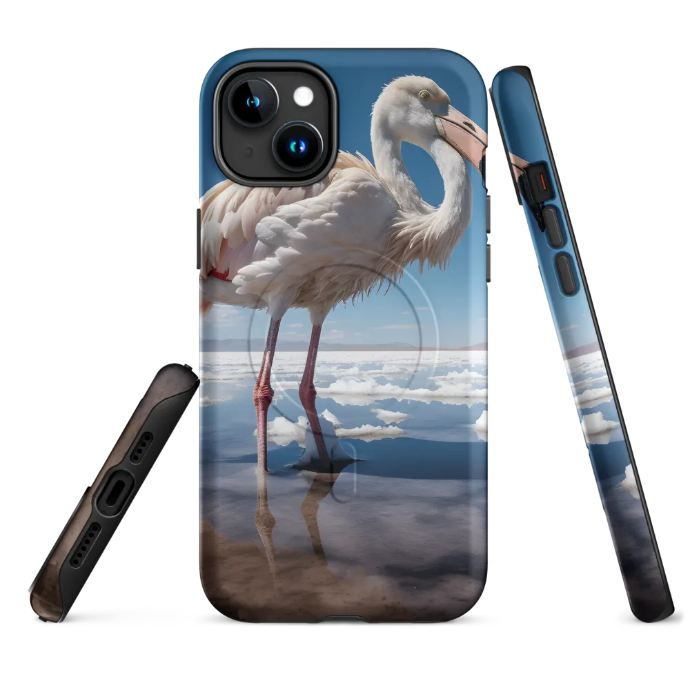 Graceful Solitude of a Flamingo