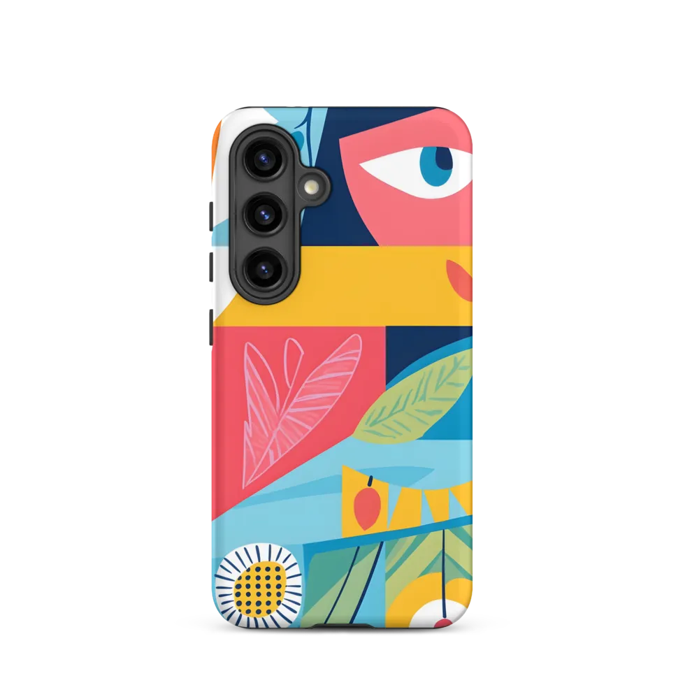 Vibrant Geometric Visage