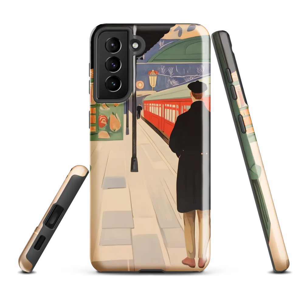 A Moment at the Station | Phone Case |  S21 Plus | Tough Case | Glossy
