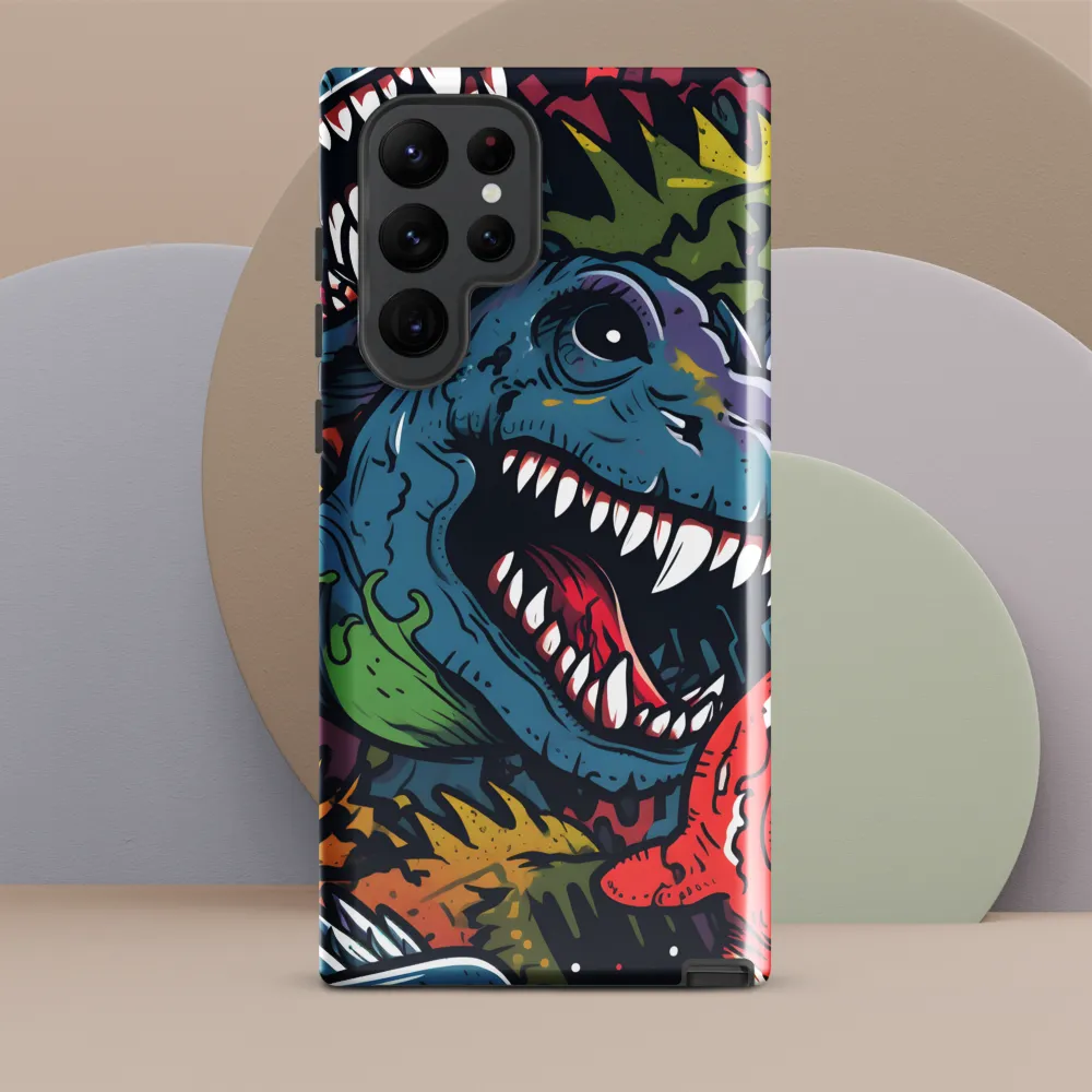 Dino Mania: A Colorful Frenzy