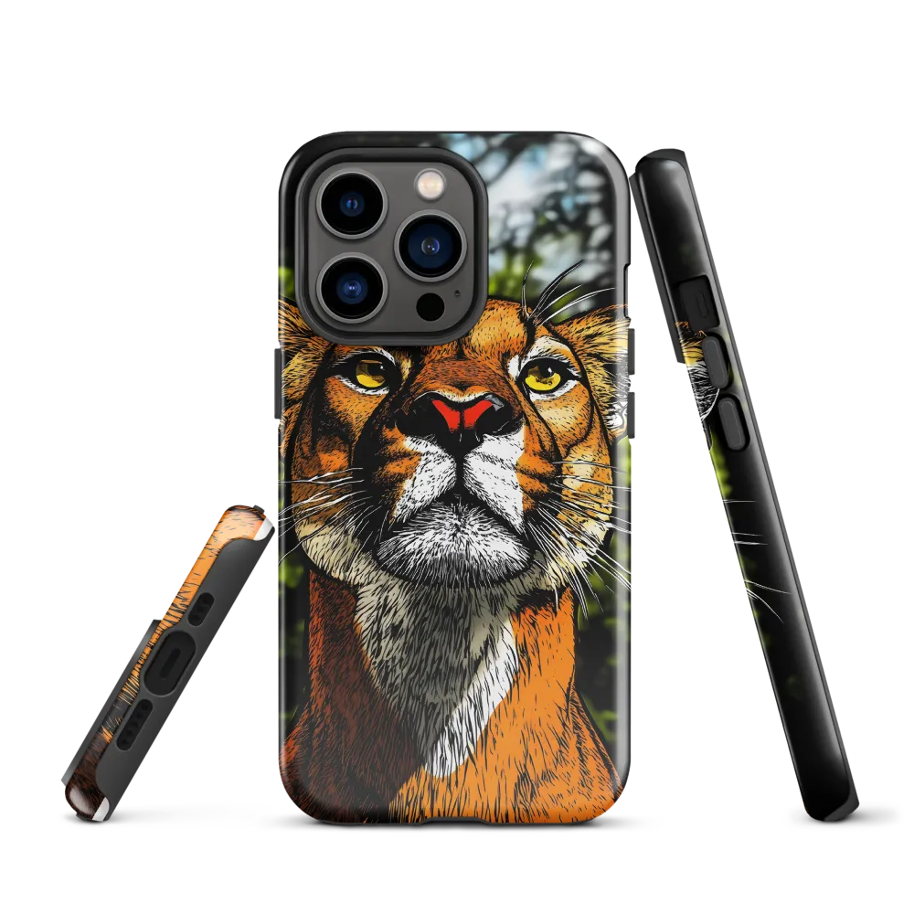 Regal Gaze: The Lioness in Focus