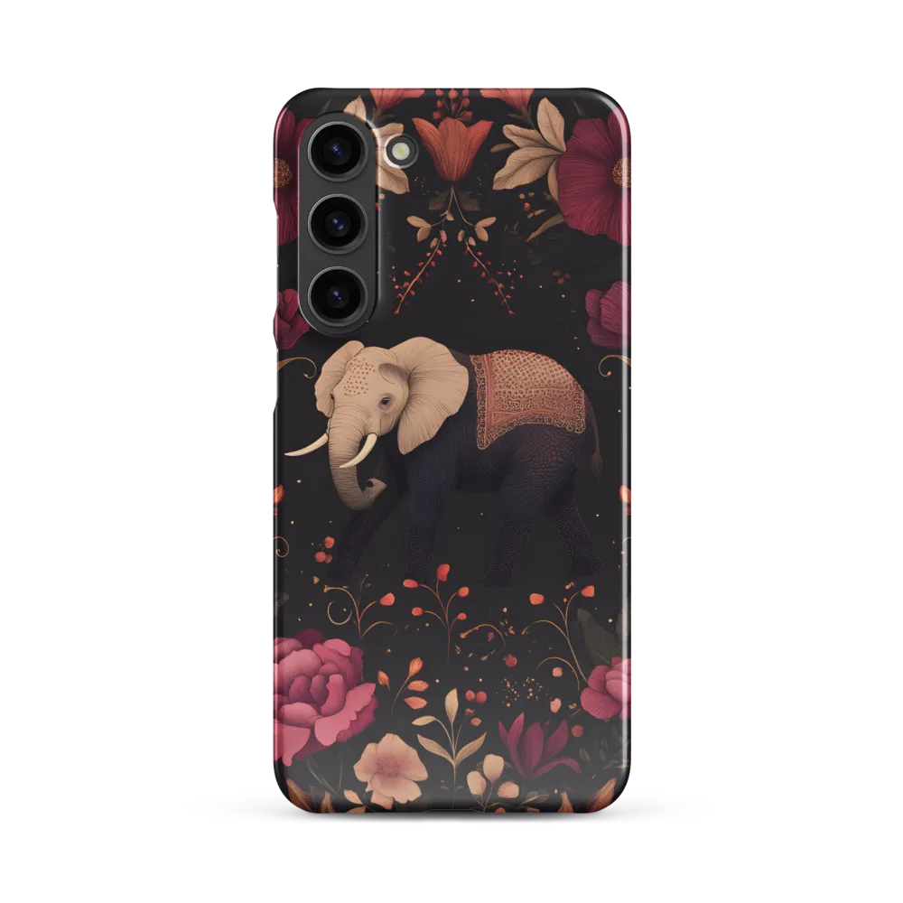 Whispers of the Wild: Elephants and Blooms