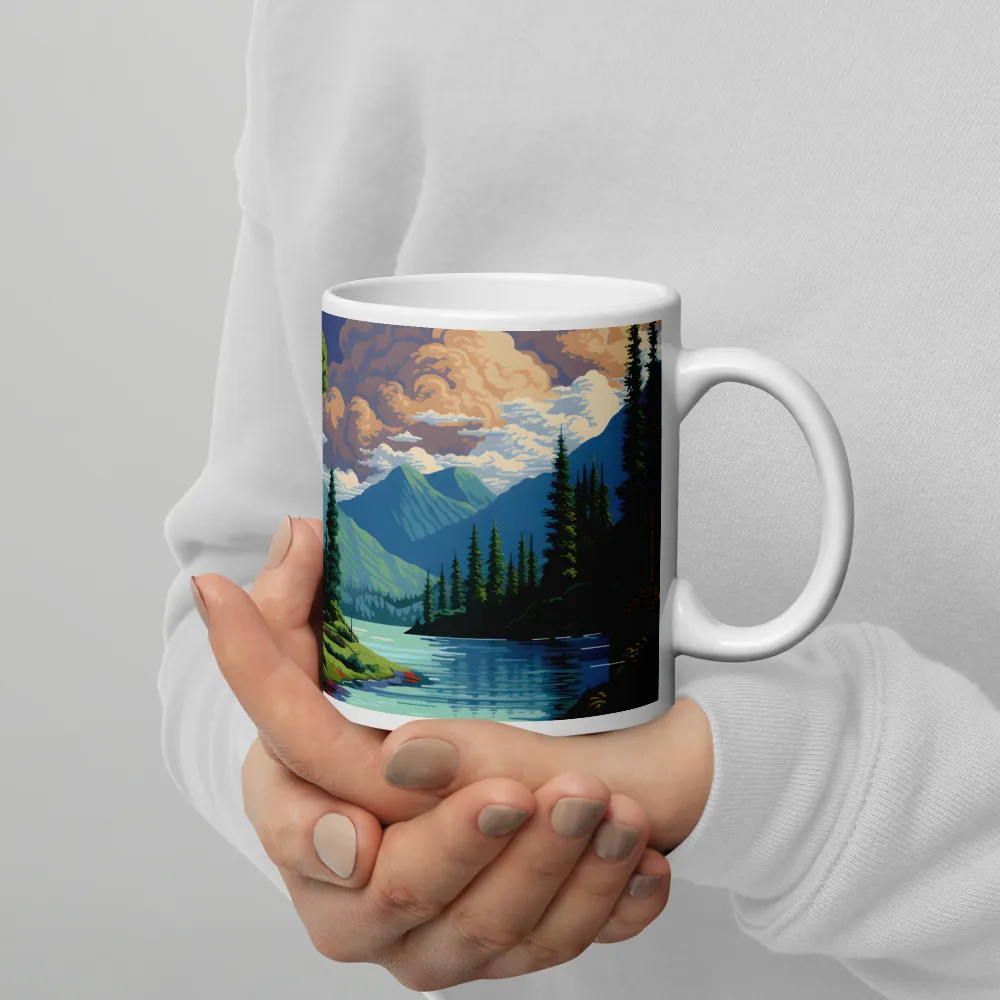 Serenity in Nature: A Lush Landscape | Mugs | Multiple Sizes & Colors