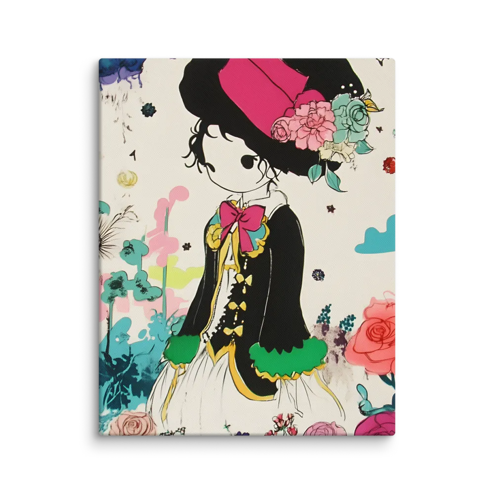 Whimsical Garden Reverie | Canvas | 11″×14″