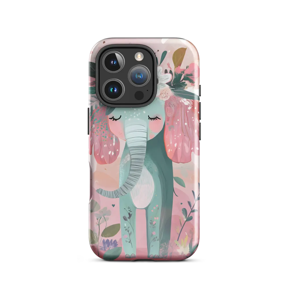 Whimsical Elephant in Bloom