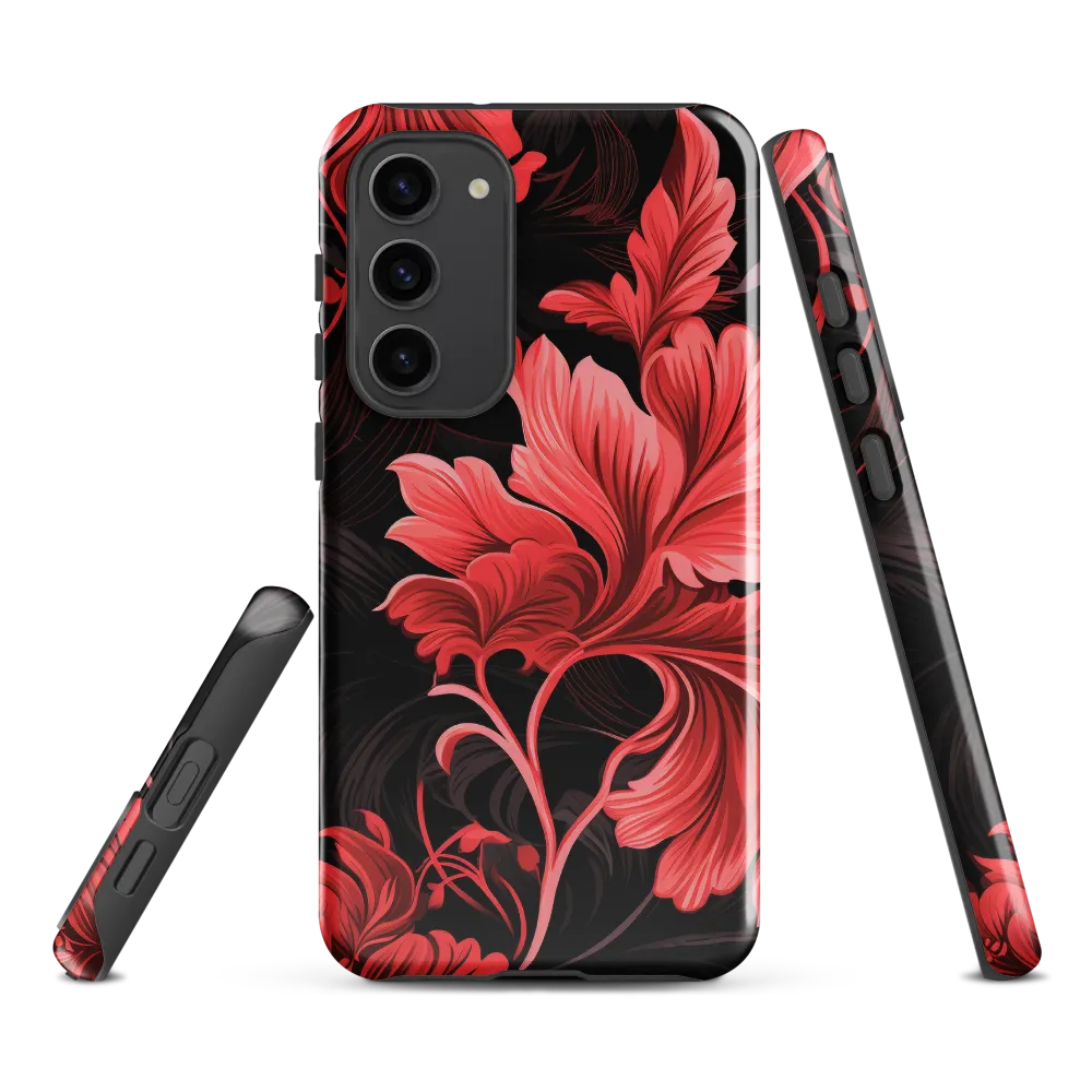 Tropical Elegance in Red