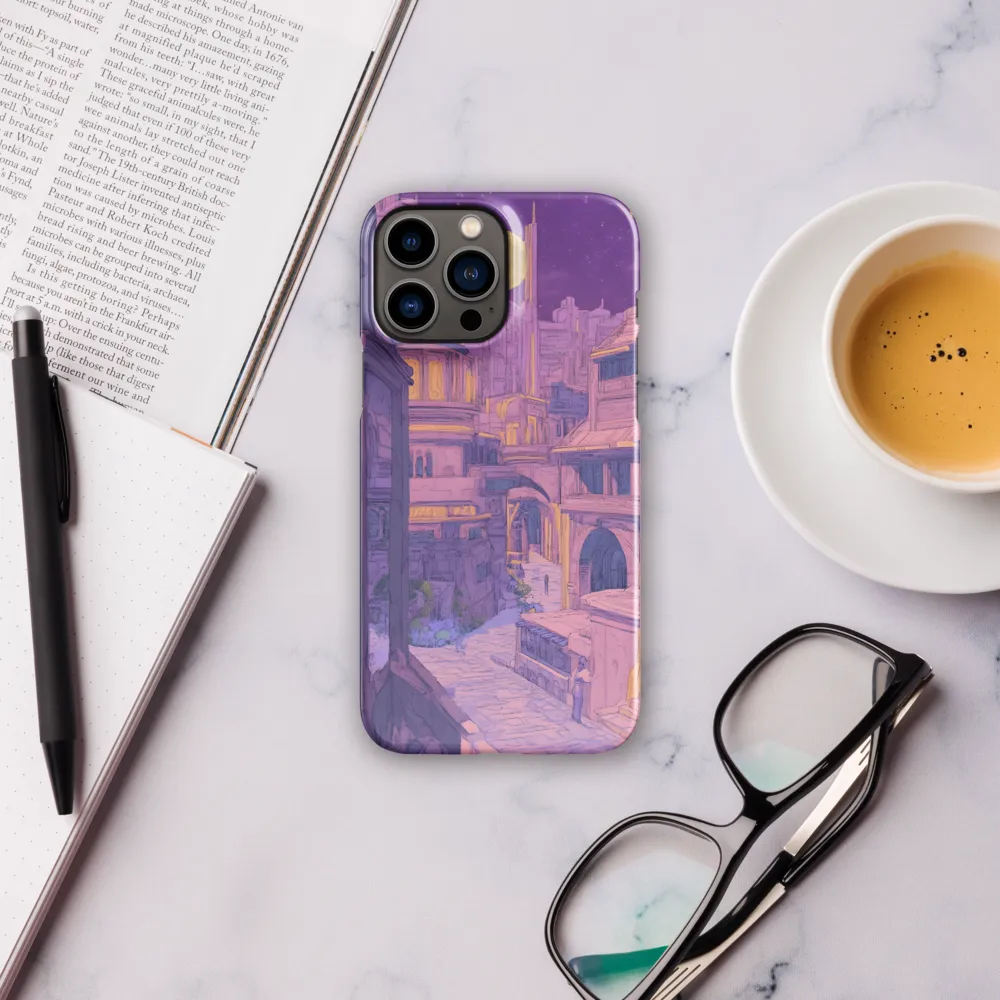 Moonlit Fantasy City | Phone Case |  13 Pro Max | Snap Case | Glossy
