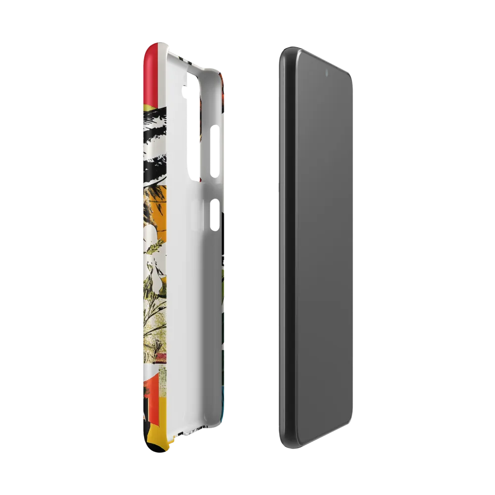 Vibrant Harmony: The Deer in Nature | Phone Case |  S21 | Snap Case | Matte