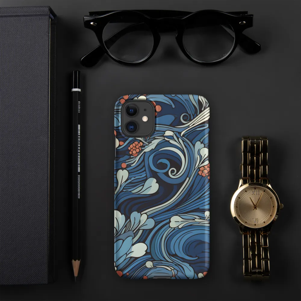 Nature's Elegance: An Oceanic Tapestry | Phone Case |  11 | Snap Case | Matte