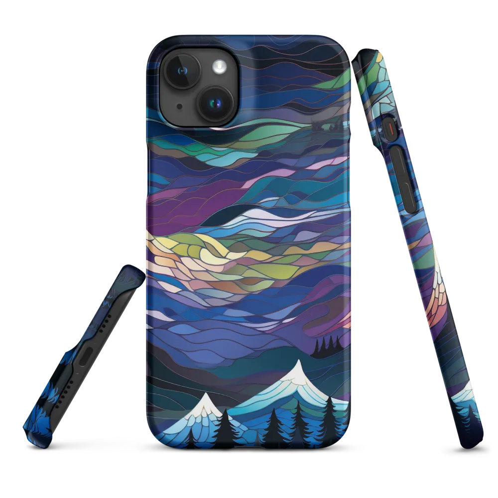 Twilight Peaks: An Abstract Mountain Landscape