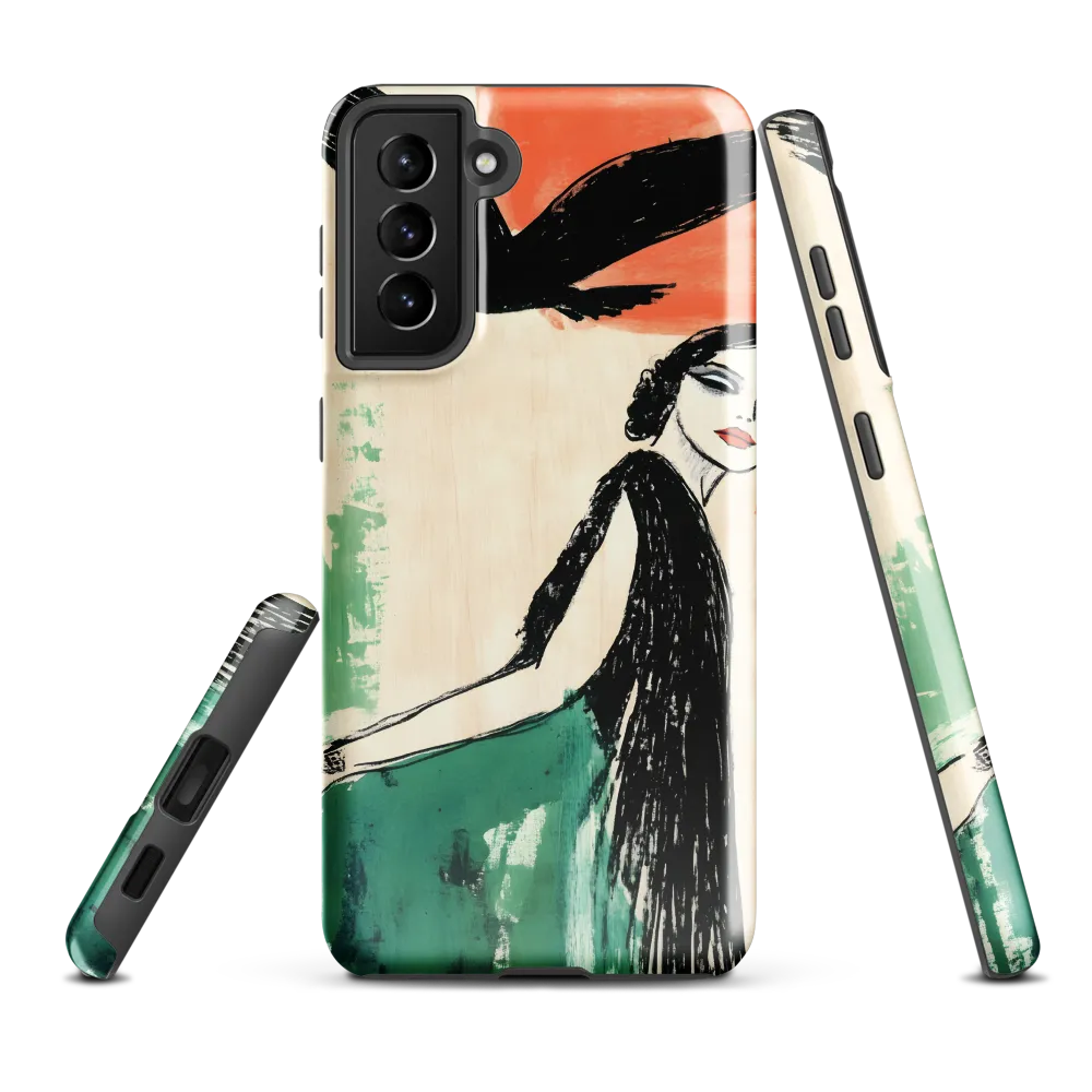 Elegance in Flight | Phone Case |  S21 Plus | Tough Case | Glossy