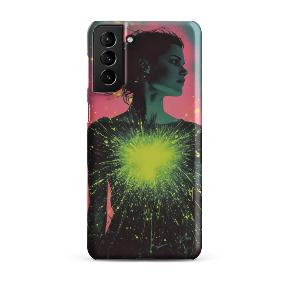 Cosmic Heart: A Surreal Portrait of Strength