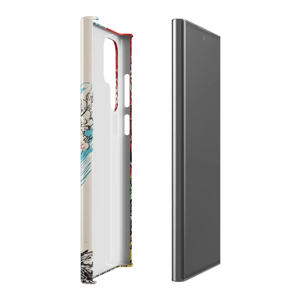 Floral Symphony in Bold Colors | Phone Case |  S22 Ultra | Snap Case | Matte