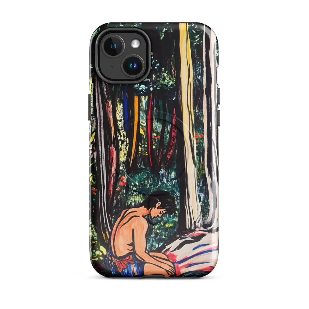 Contemplation in Nature | Phone Case |  14 Plus | MagSafe® Tough Case | Glossy