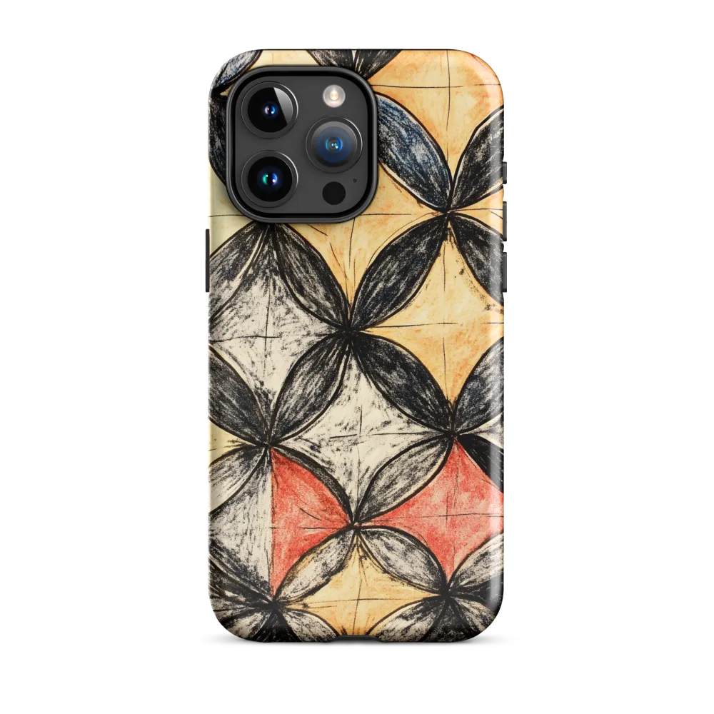 Geometric Harmony | Phone Case |  15 Pro Max | Tough Case | Glossy
