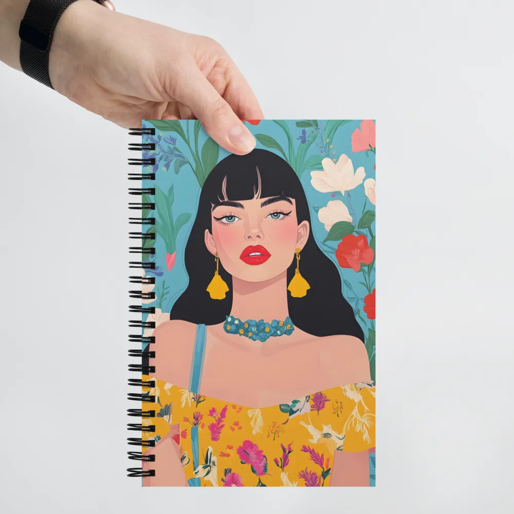 Blooming Confidence | Spiral Notebook