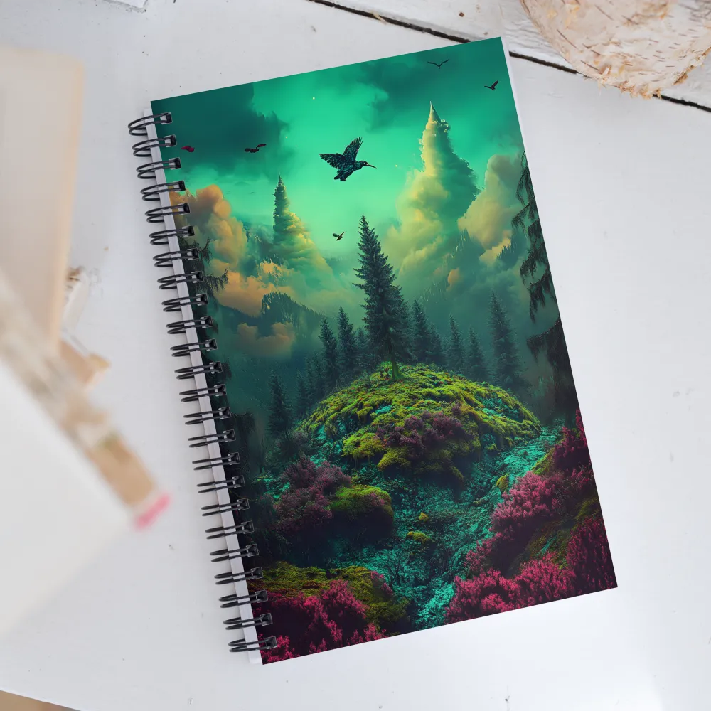 Mystical Heights | Spiral Notebook