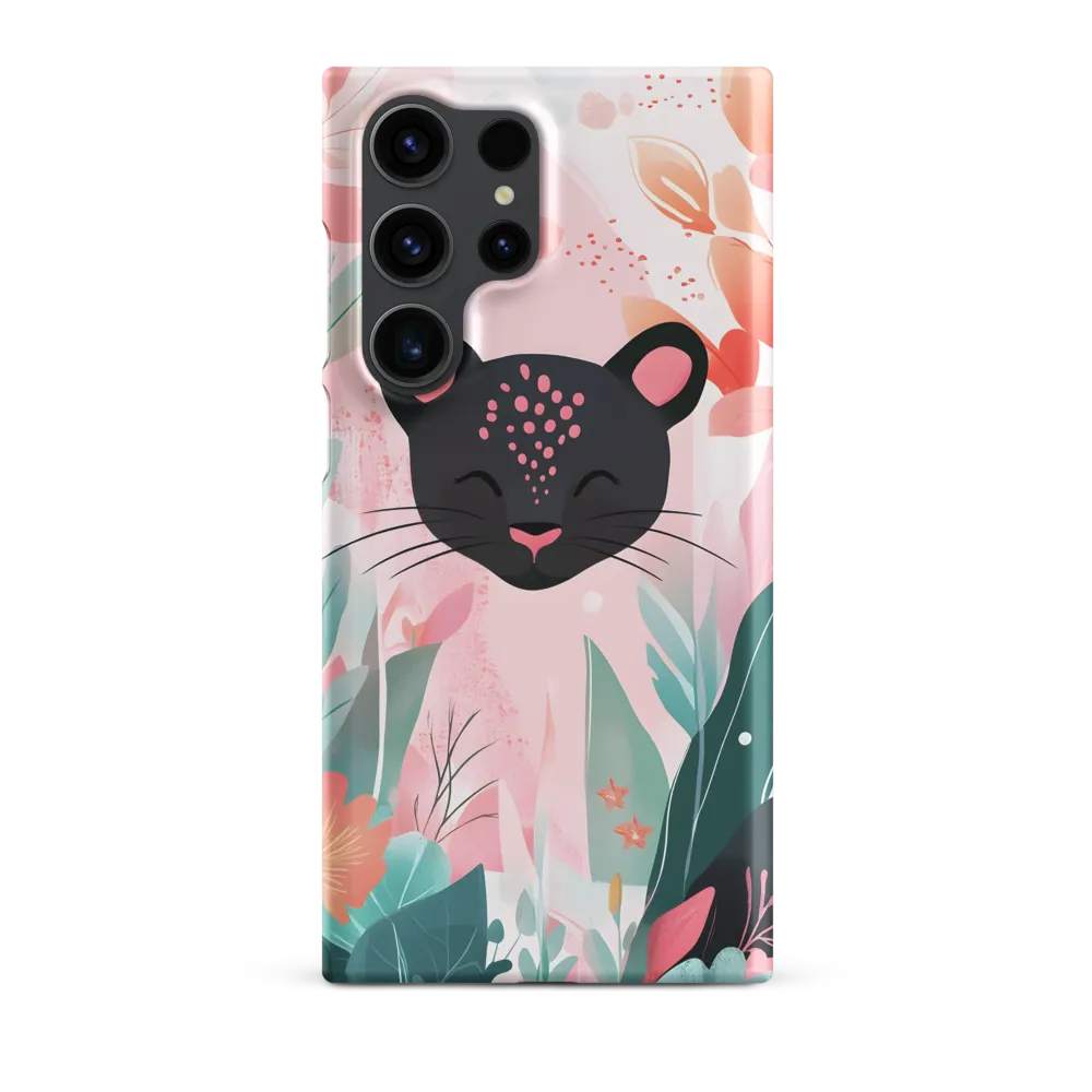 Whimsical Panther in Bloom