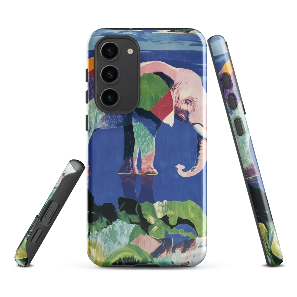 Serenity in Color: The Elephants of Reflection