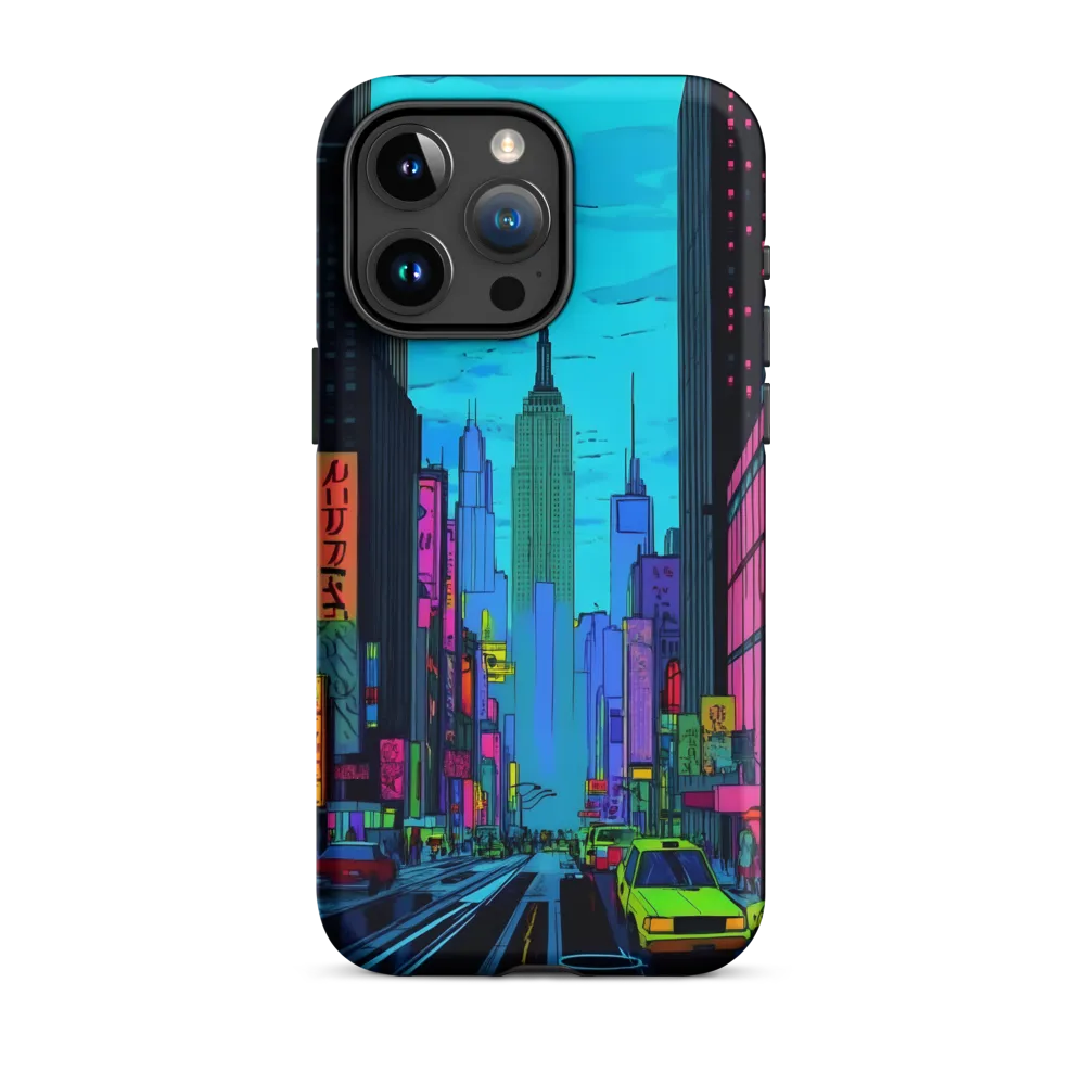 Neon Dreams of the City | Phone Case |  15 Pro Max | Tough Case | Matte