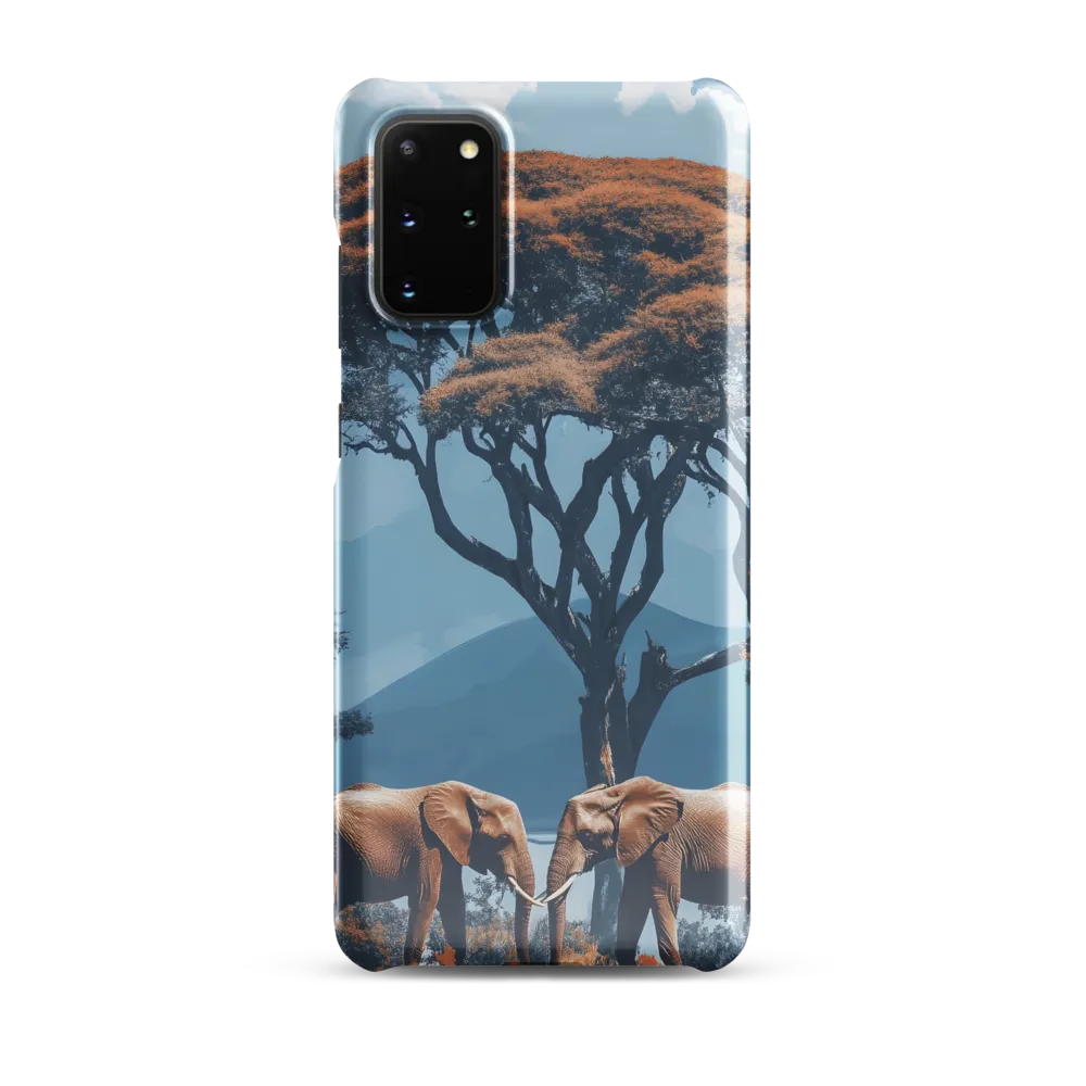 Elephants Amidst Serenity