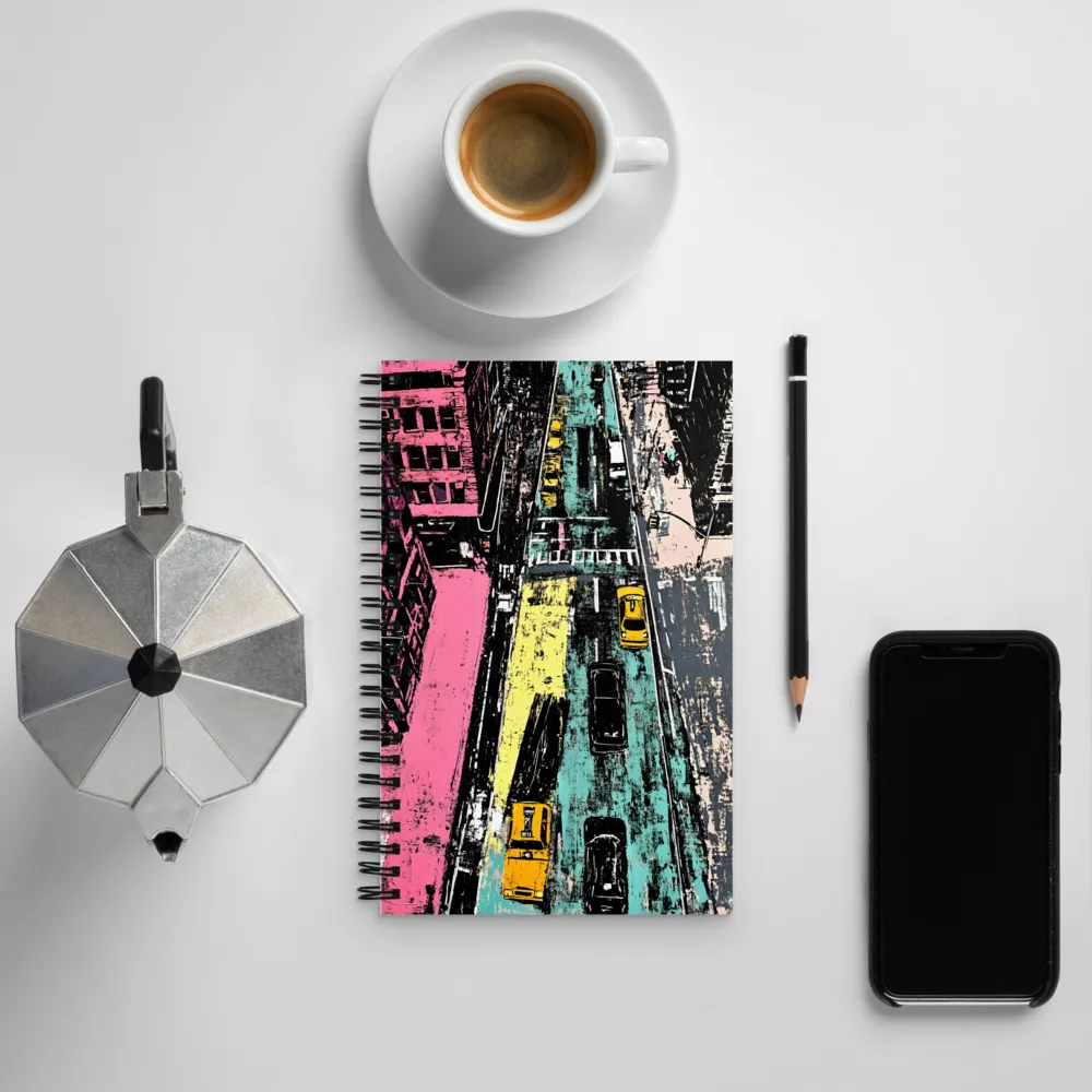 Urban Symphony in Color | Spiral Notebook