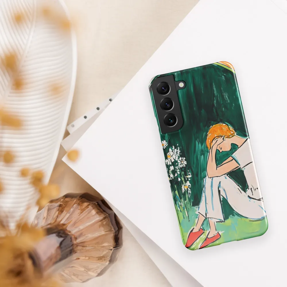Silent Sorrow | Phone Case |  S22 Plus | Snap Case | Glossy