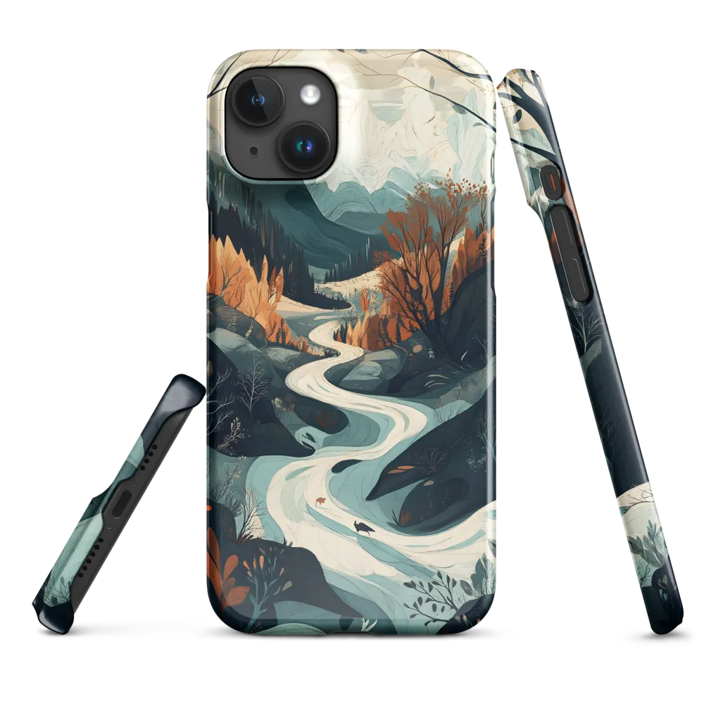 Winding Serenity: A Digital Landscape