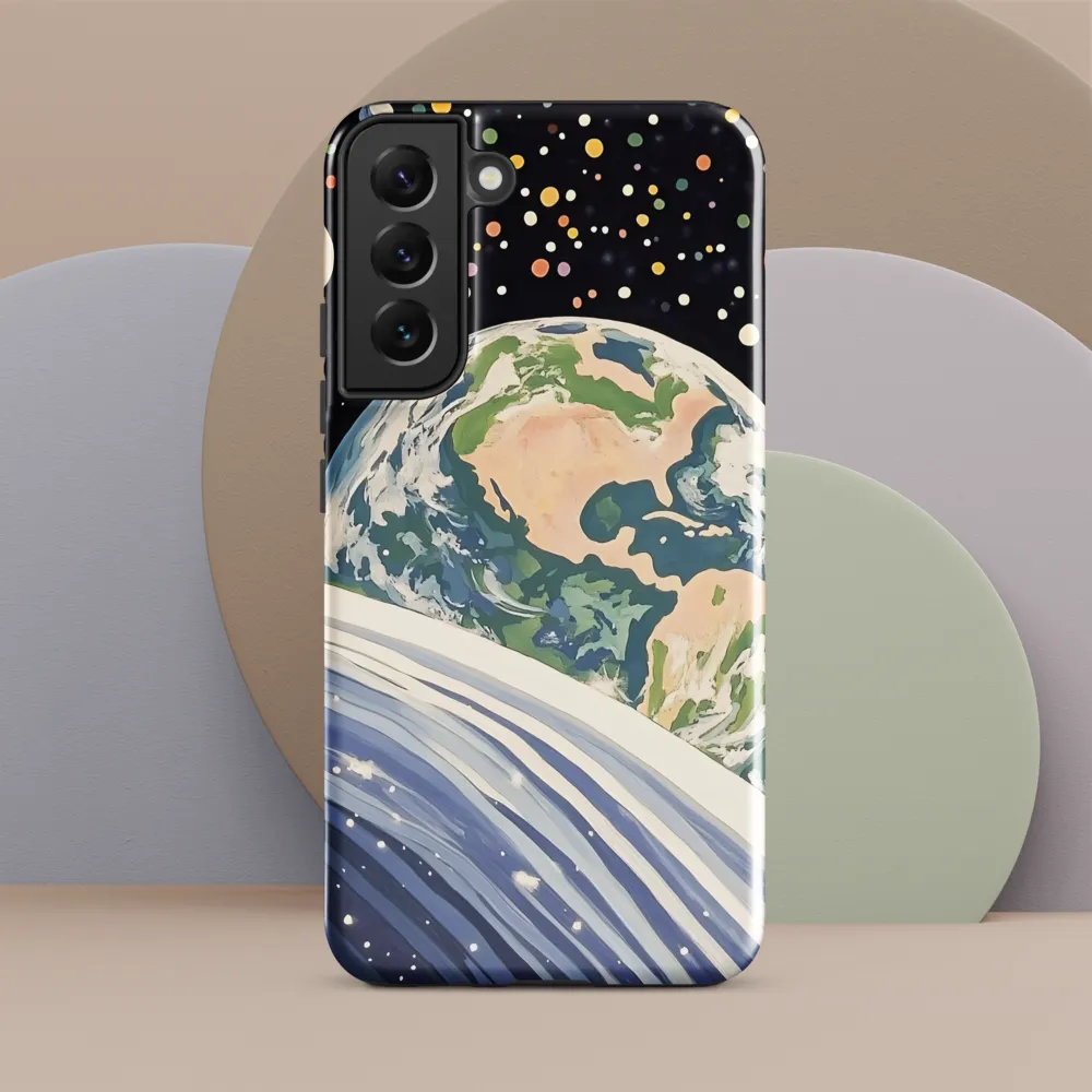 Celestial View: A Surreal Journey Through Space