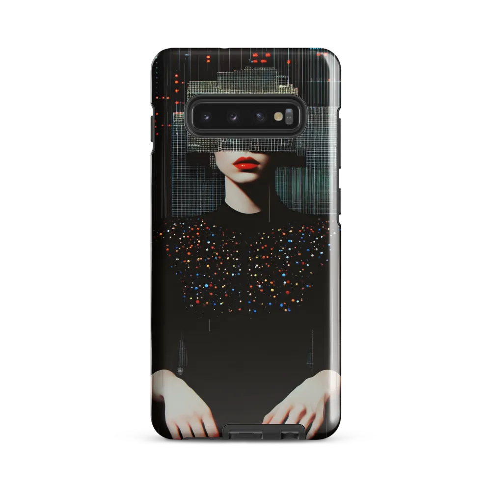 Enigmatic Digital Abstraction | Phone Case |  S10 Plus | Tough Case | Glossy