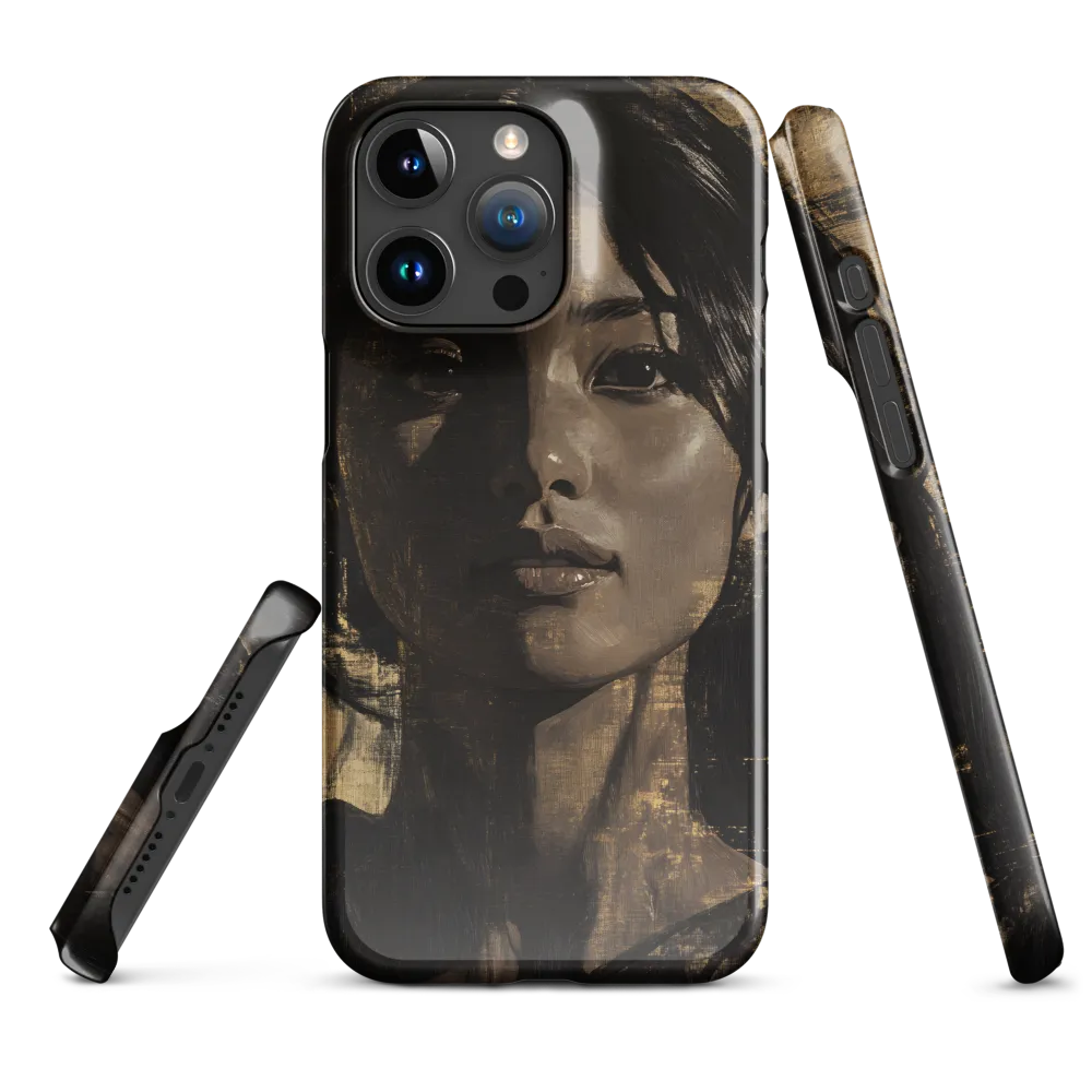 Golden Gaze: A Contemporary Portrait