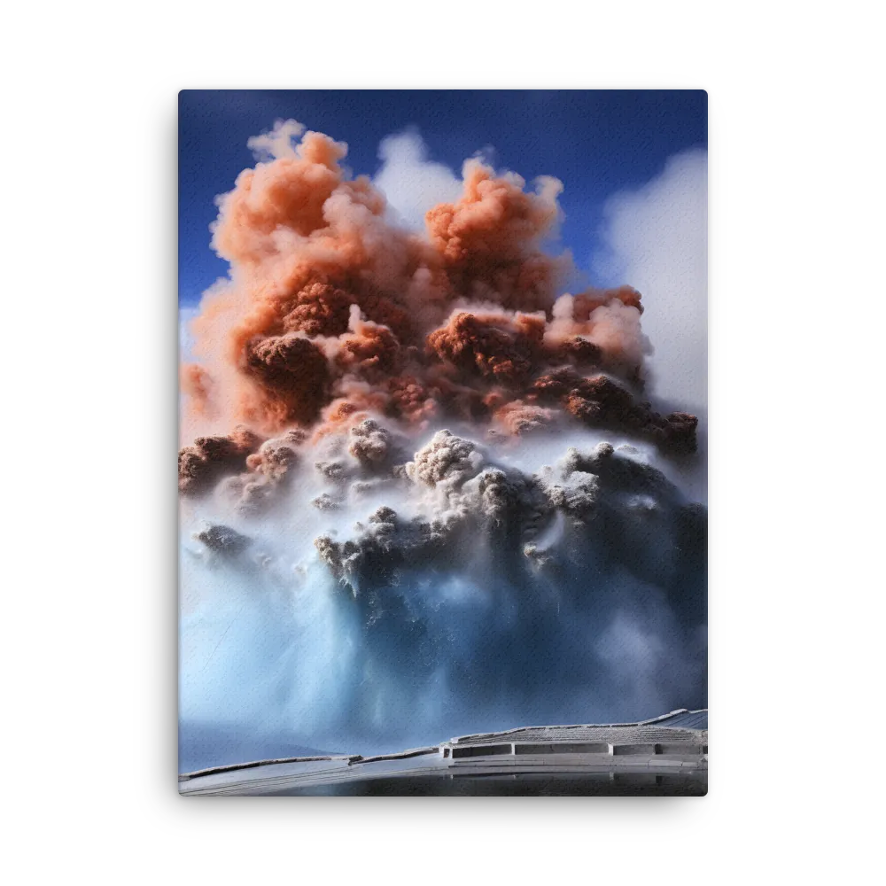Eruption of Elements | Thin Canvas | 24″×32″