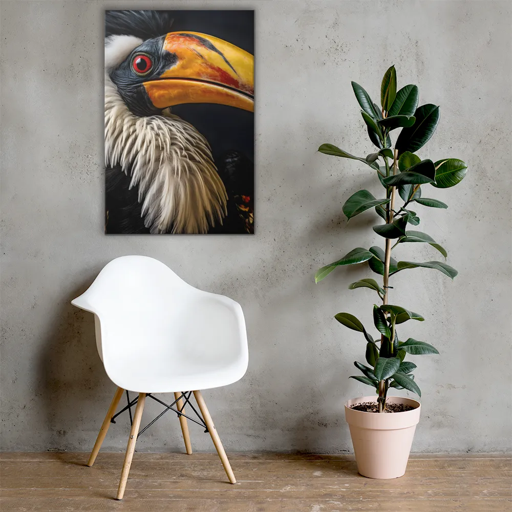 Majestic Hornbill Portrait