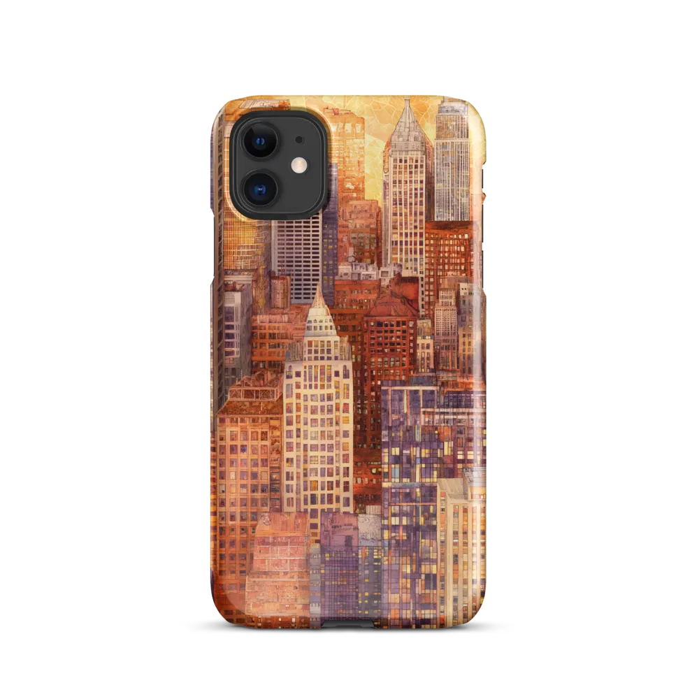 Golden Hour Over the City | Phone Case |  11 | Snap Case | Glossy