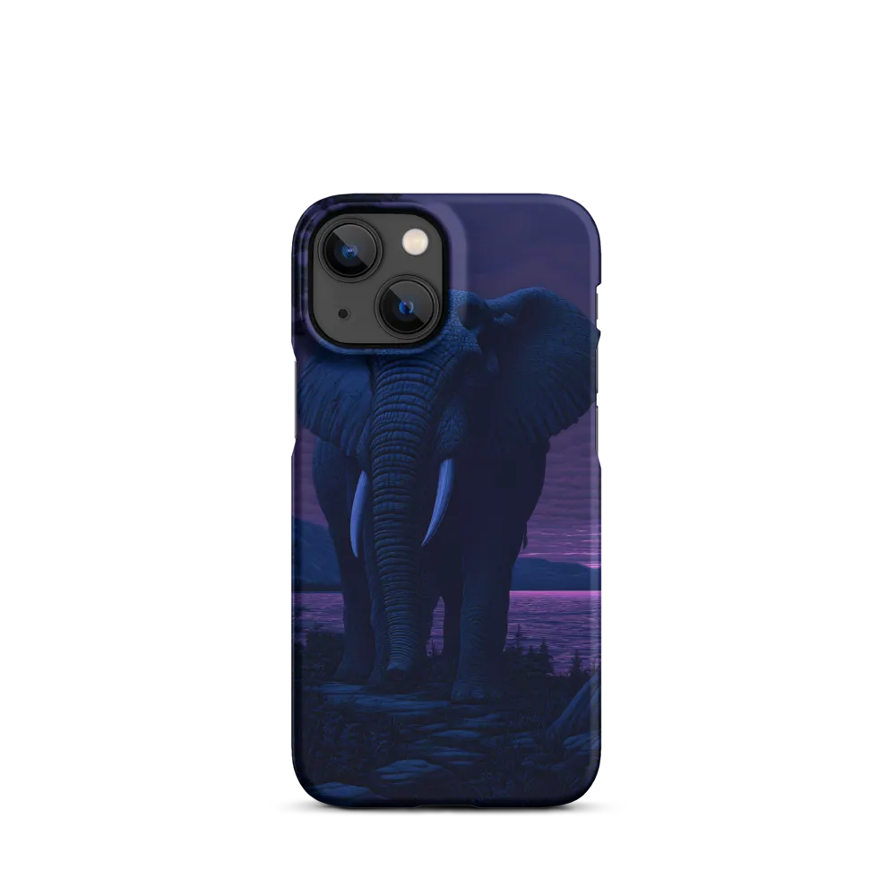 Engraved Elephant at Dusk