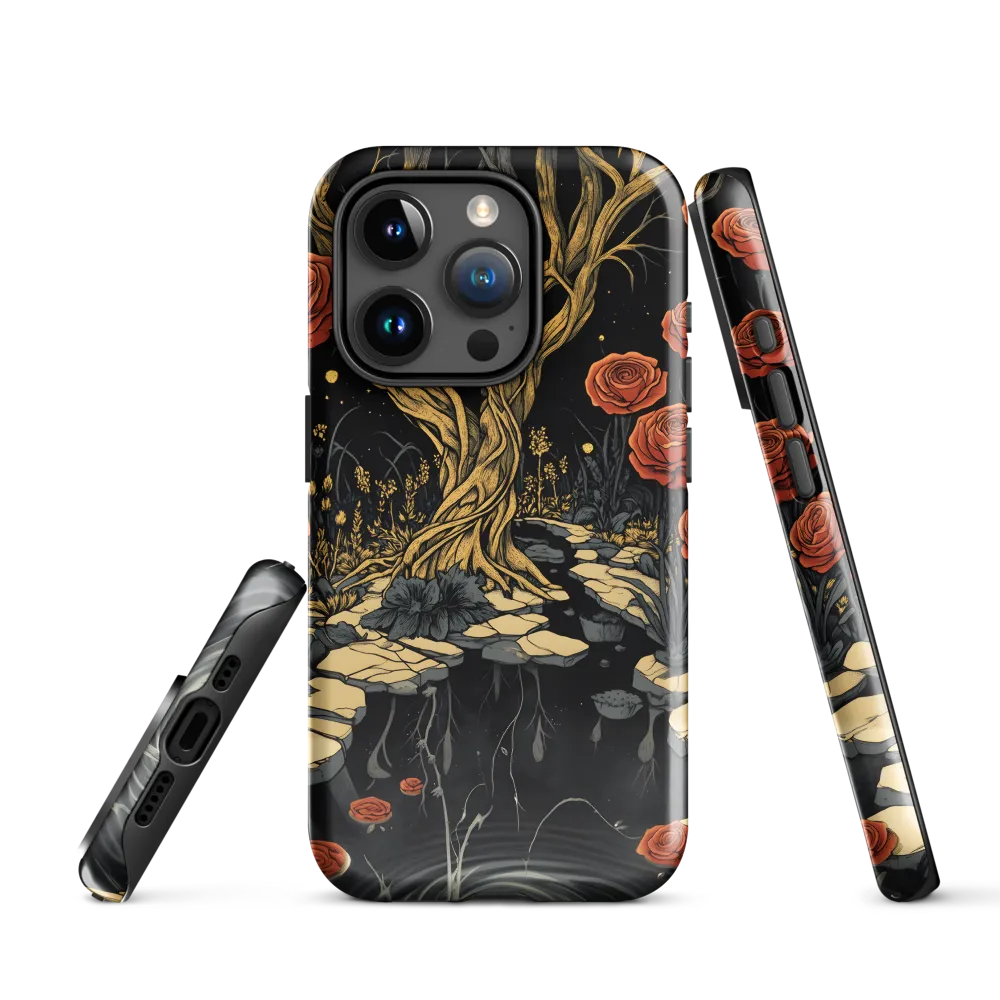 Whispers of the Enchanted Garden | Phone Case |  15 Pro | Tough Case | Glossy