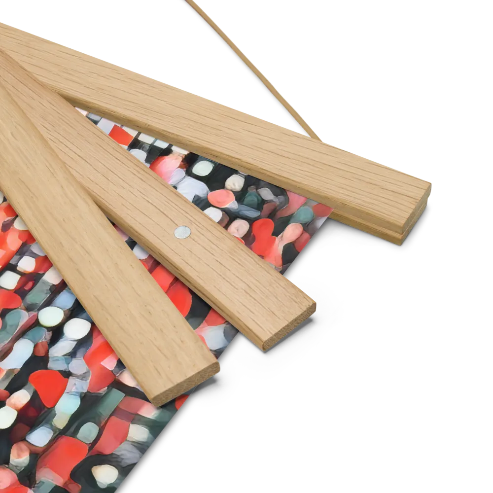 Veil of Modernity | Poster With Oak Wood Hanger | 18″×18″
