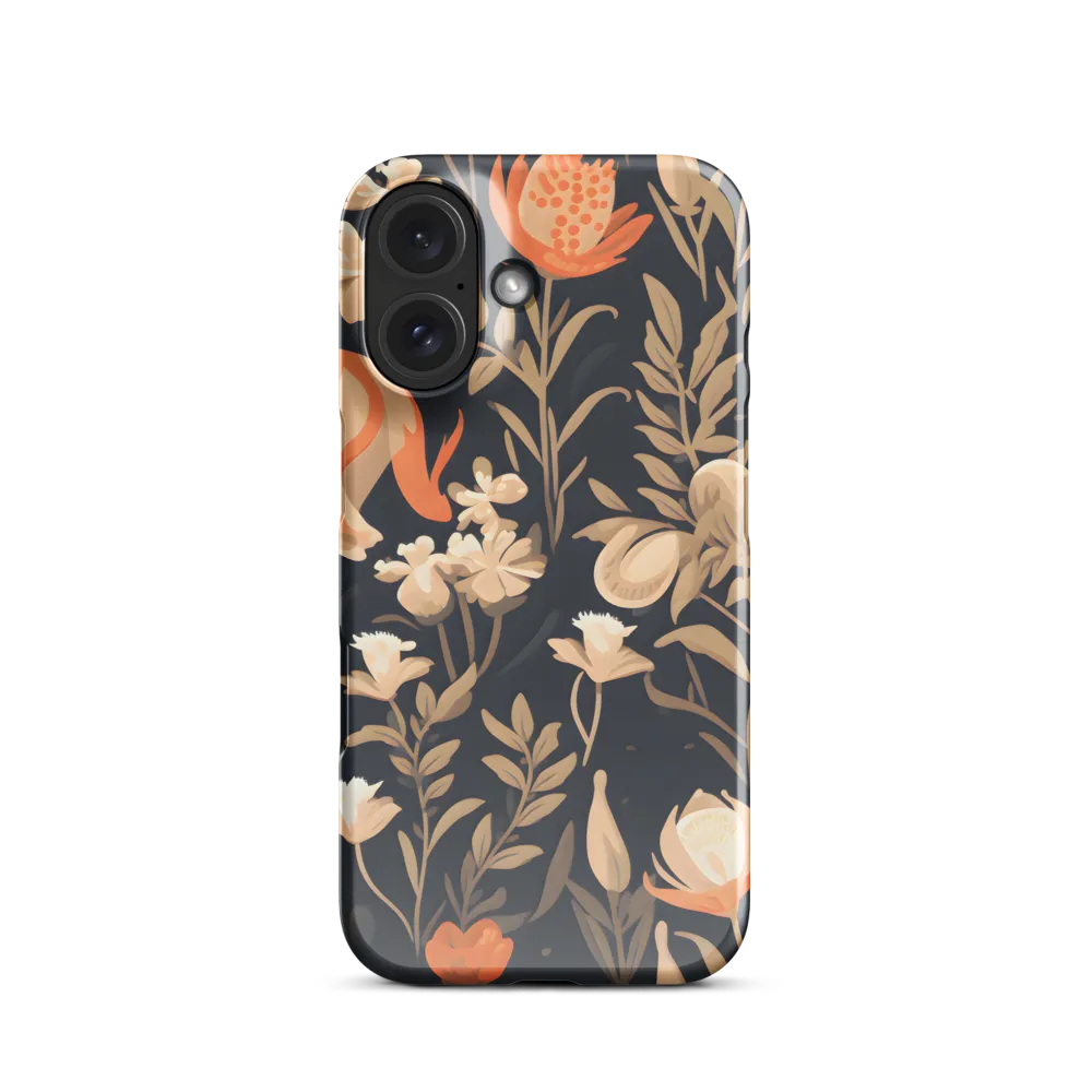 Floral Harmony: A Dance in the Dark | Phone Case |  16 | Snap Case | Glossy