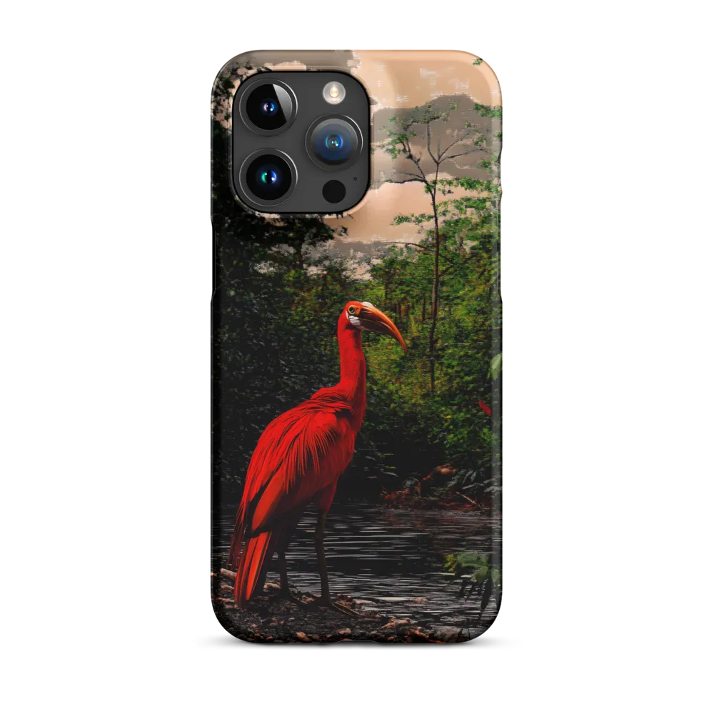 Enigmatic Elegance: The Scarlet Observer