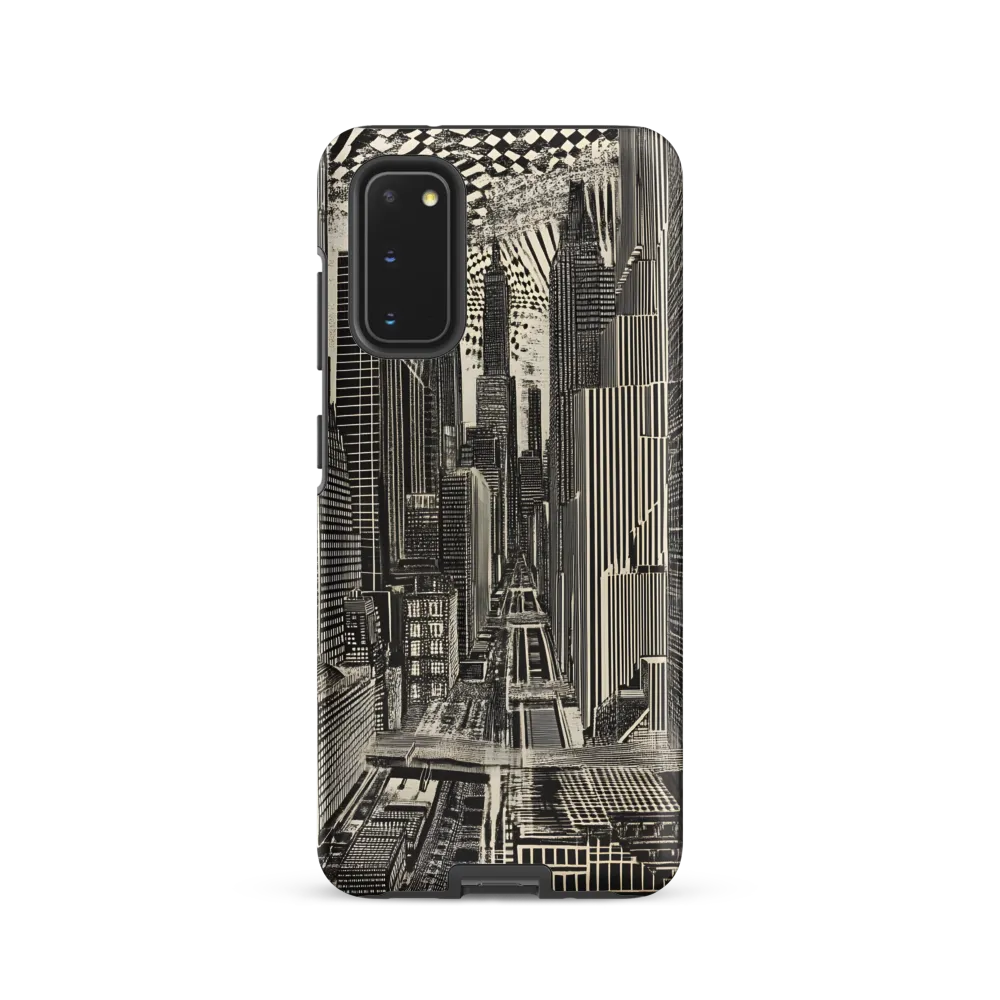 Urban Dreams: A Surreal Cityscape | Phone Case |  S20 | Tough Case | Matte