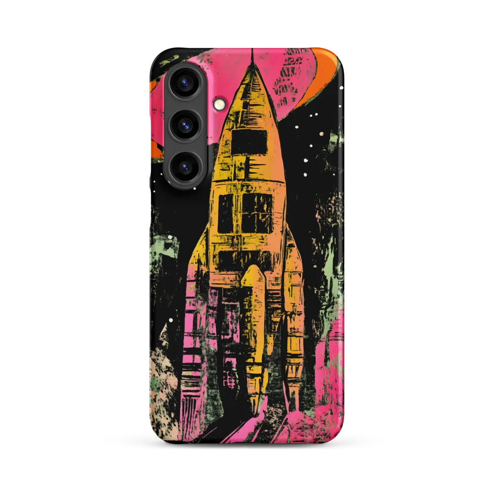 Cosmic Voyage: A Surreal Rocket Adventure