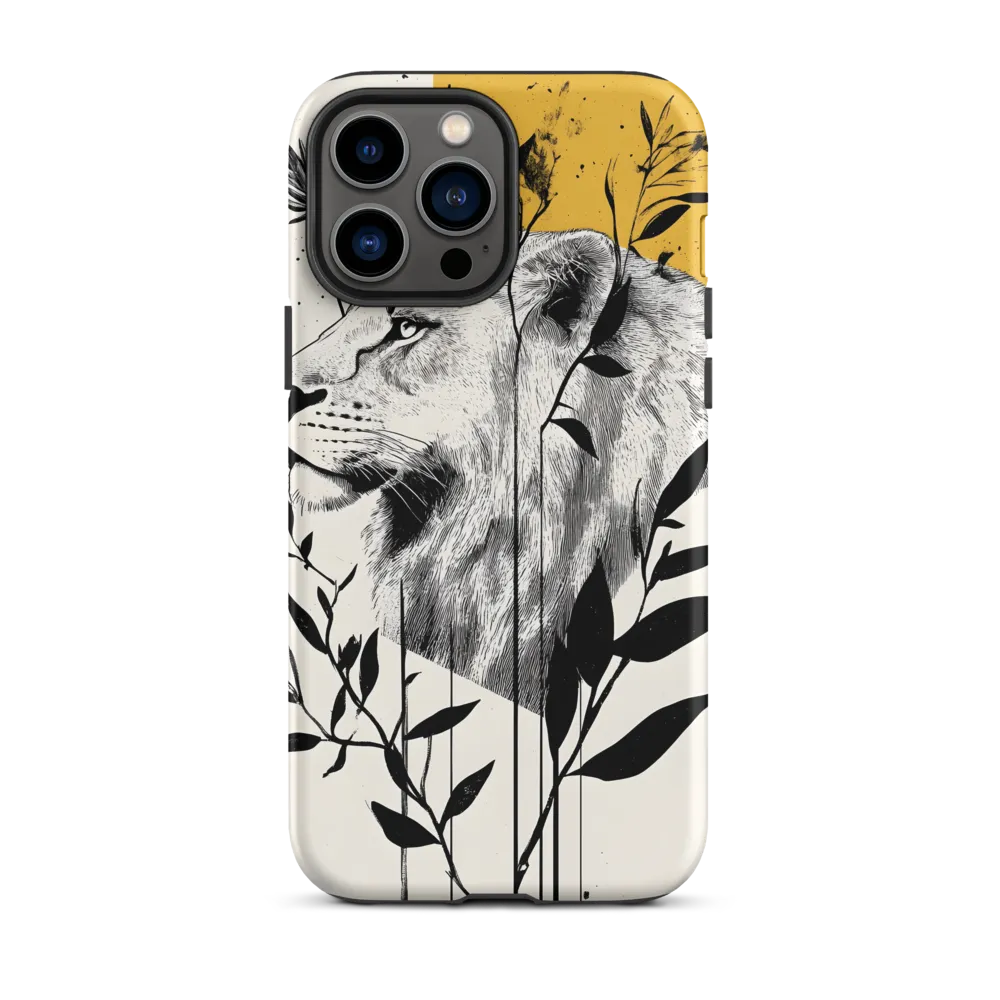 Regal Serenity: The Lion and Flora