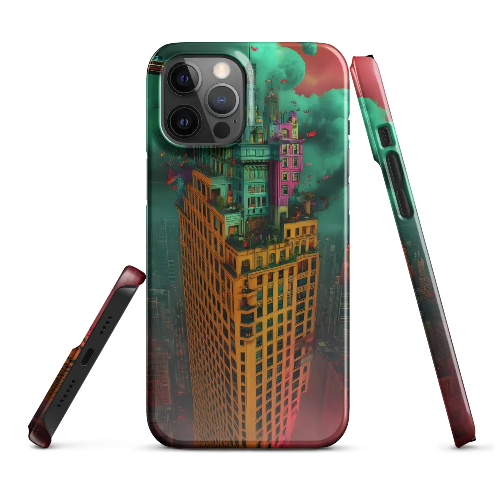 Architectural Dreams: A Surreal Cityscape | Phone Case |  12 Pro Max | Snap Case | Glossy