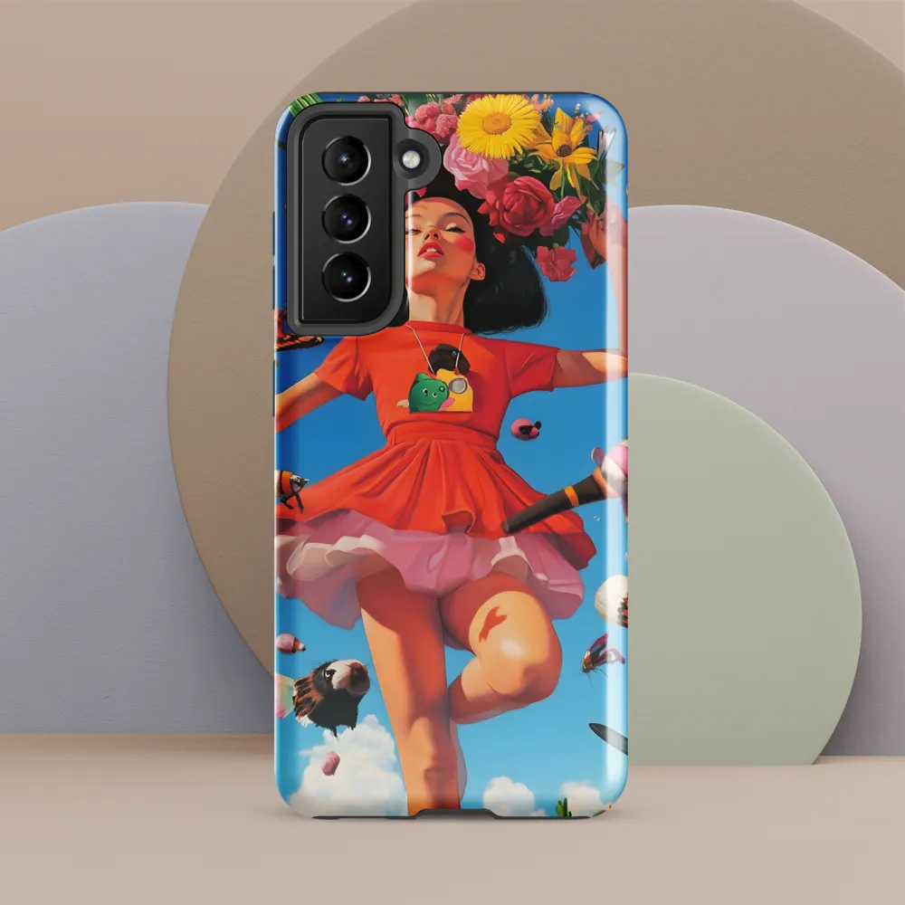Joyful Whimsy | Phone Case |  S21 FE | Tough Case | Glossy
