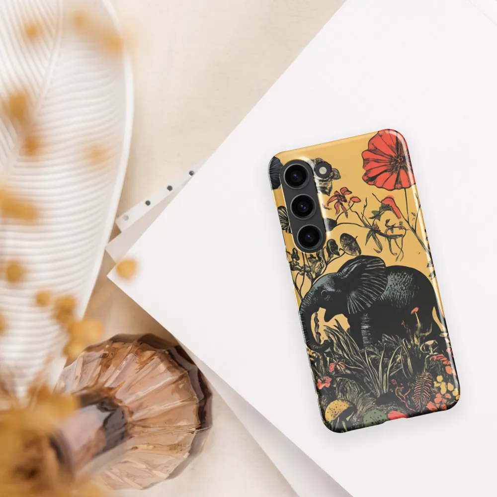 Floral Majesty: The Elephant's Sanctuary