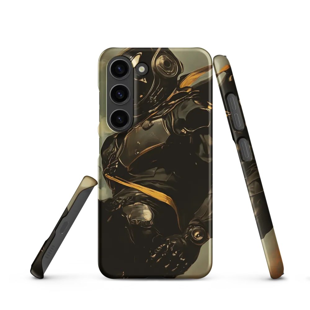 Ethereal Explorer: The Enigmatic Astronaut | Phone Case |  S23 | Snap Case | Matte