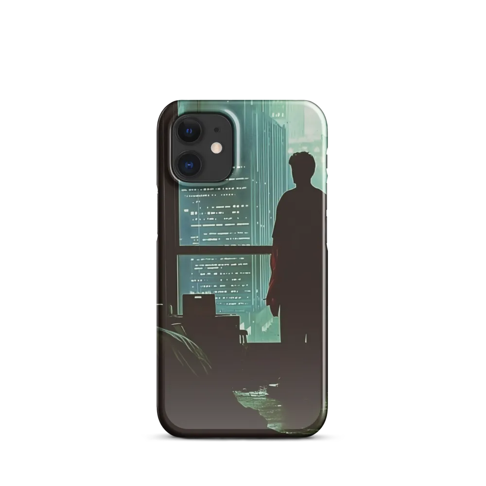 Silent Contemplation in a Futuristic Dystopia